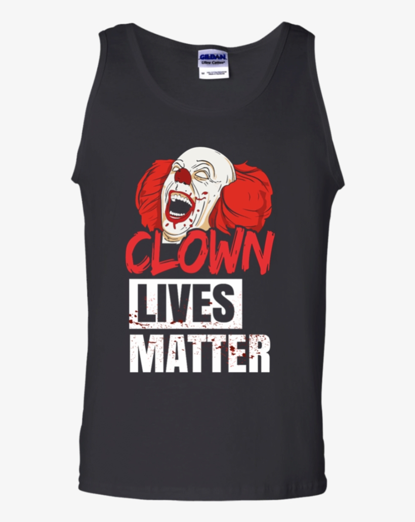Clown Lives Matter Scary Clowns Tank Top-new Wave Tee - Sleeveless Shirt, transparent png download