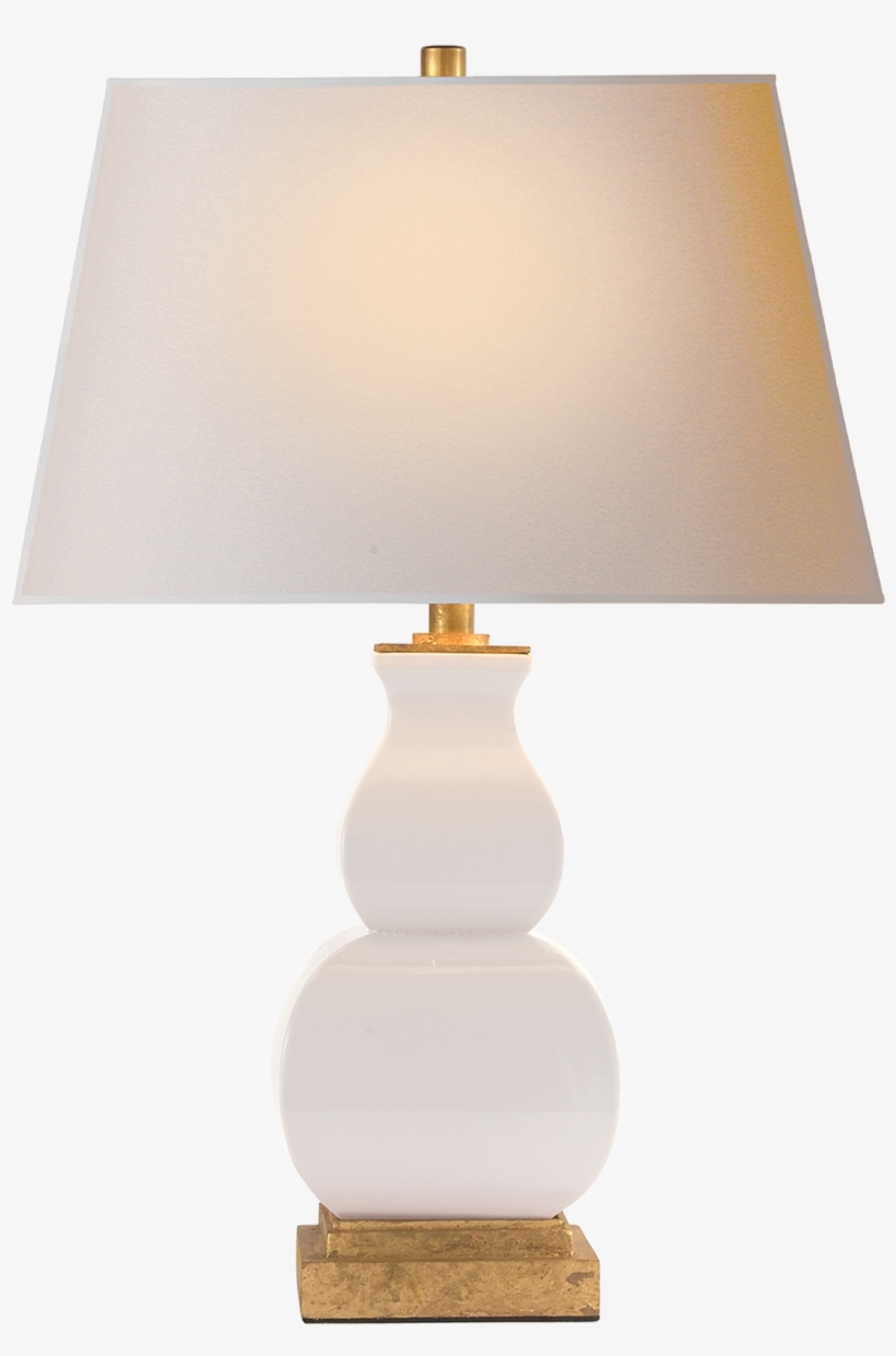 Fang Gourd Table Lamp Ivory Crackle Ceramic - Gourd, transparent png download