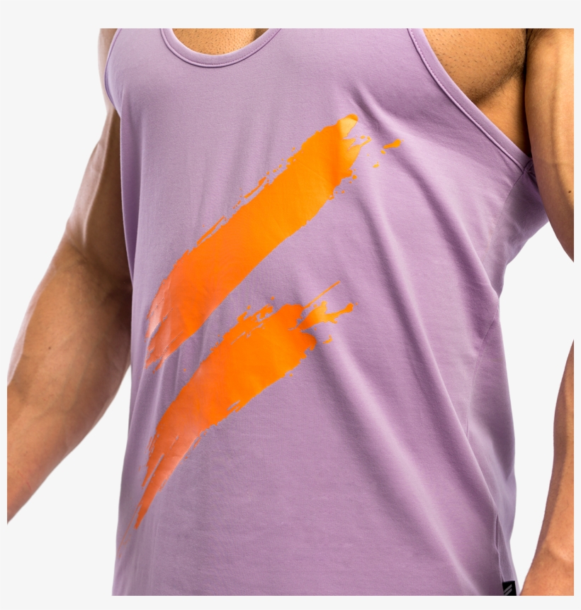 Primal Stringer - Light Purple - Active Tank, transparent png download