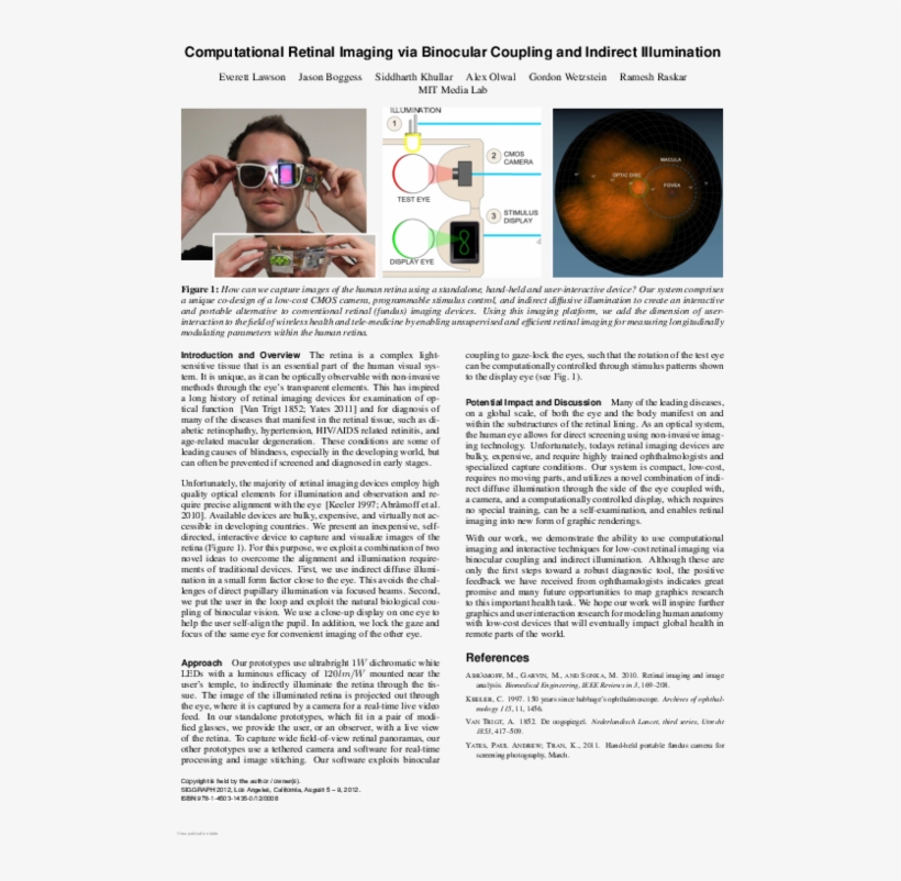 Computational Retinal Imaging Via Binocular Coupling - Discovery Of Achilles On Skyros, transparent png download