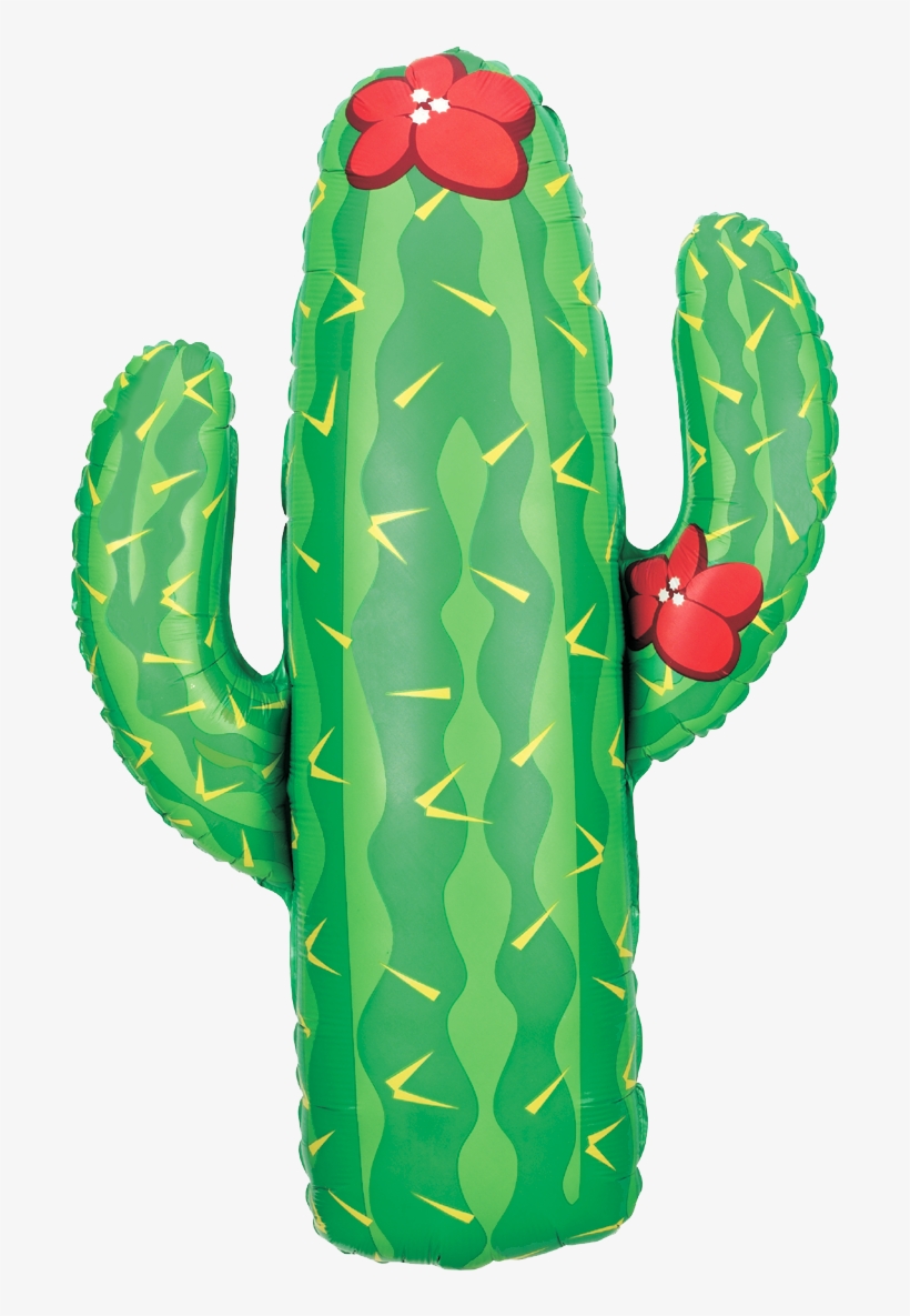 41" Cactus Balloon All American Balloons - Gender Reveal Ideas Tacos, transparent png download