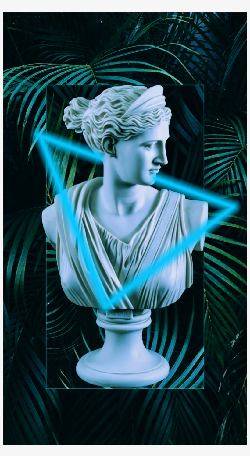 Vaporwaveart - Bust, transparent png download