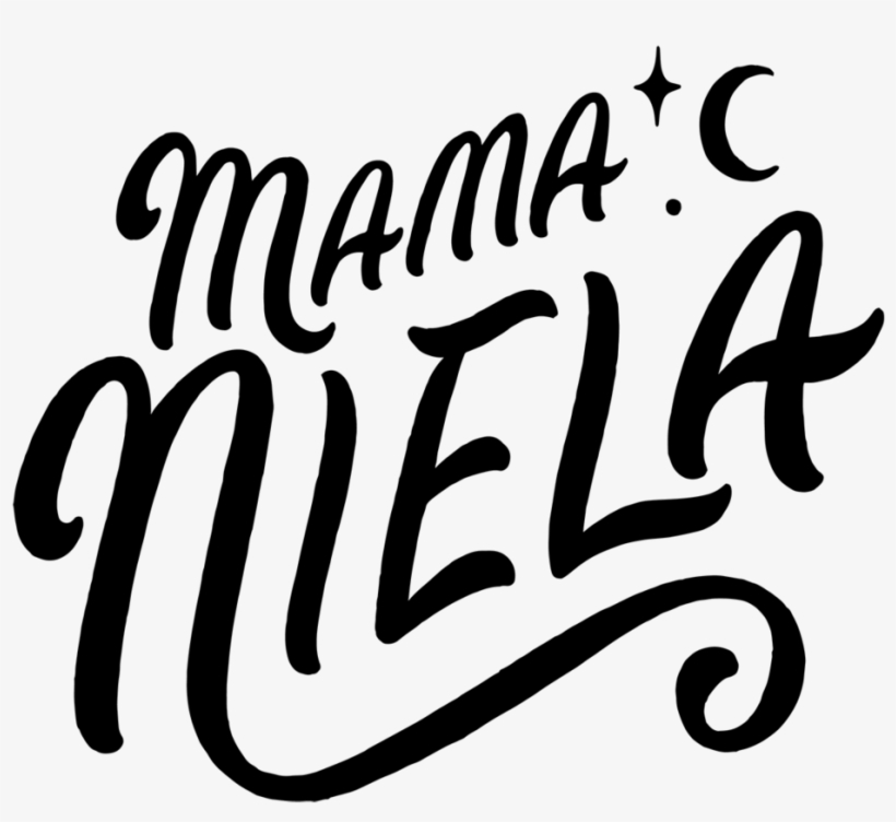 Mamaniela Logo Black Web - Calligraphy, transparent png download