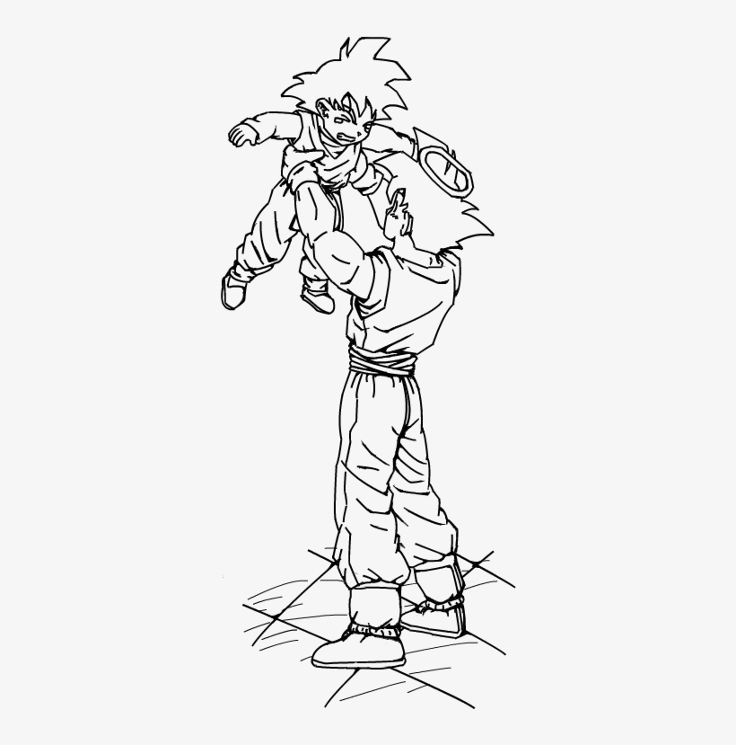 Vs Vegeta At Getdrawings - Sketch, transparent png download