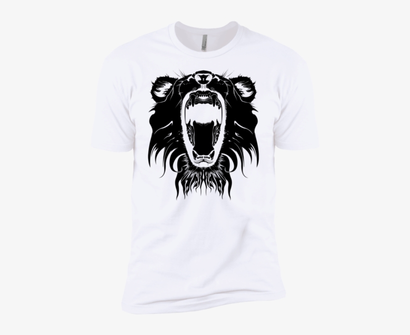Angry Lion - T-shirt, transparent png download
