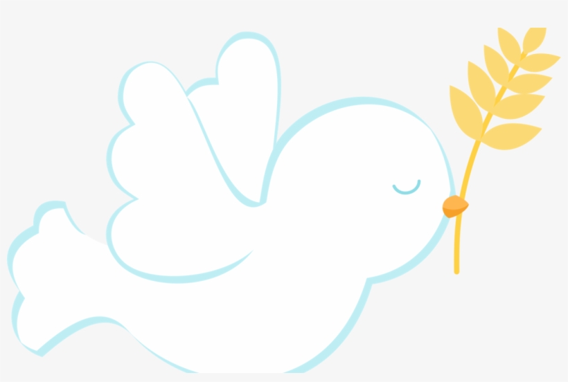 First Communion Objects Clip Art Oh My First Communion - Pombinha Para Batizado Png, transparent png download