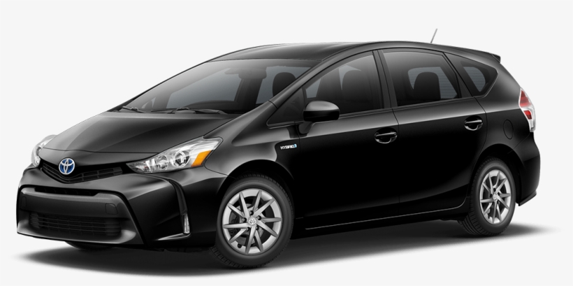 2017 Toyota Prius V Midnight Black Metallic - 2008 Saturn Outlook Black, transparent png download