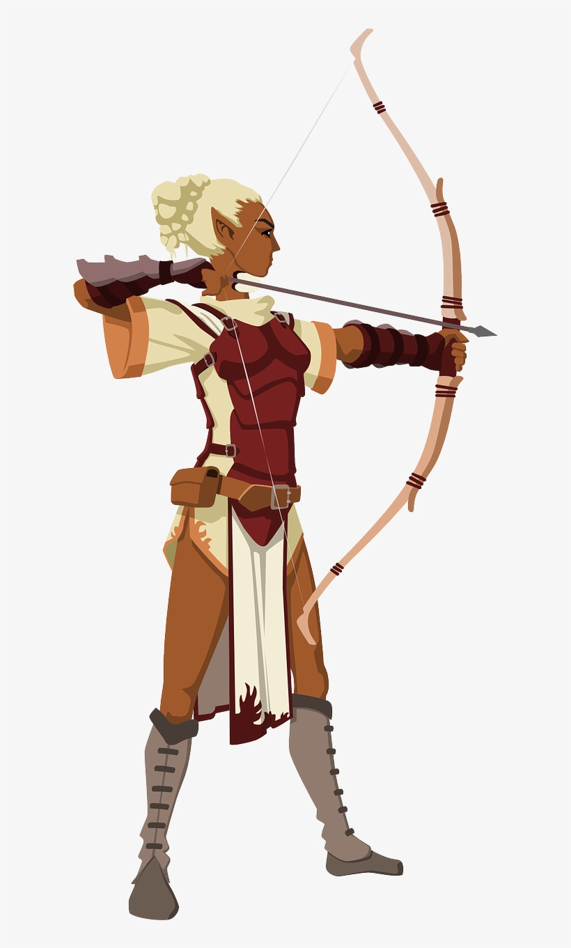 Archère Amazone, transparent png download