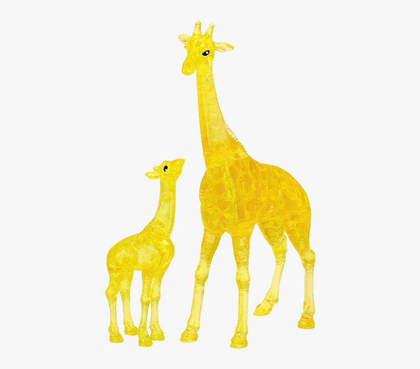 3d Crystal Puzzle - 3d Crystal Puzzle Giraffe, transparent png download