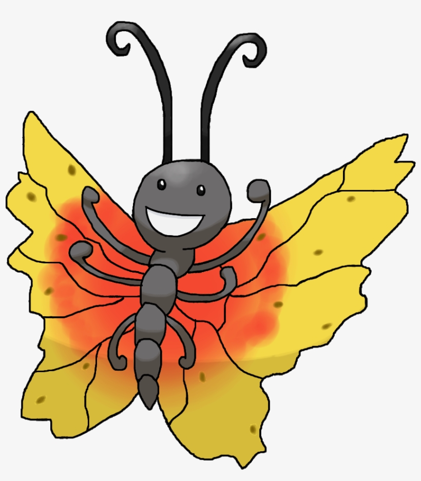 Pollination Clipart Wikipedia - Pokemon Clover Gutsifly, transparent png download