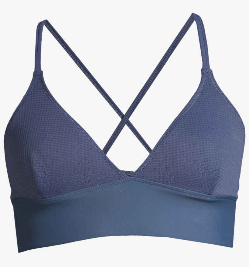 Iconic Bikini Top Blue Spring - Brassiere, transparent png download
