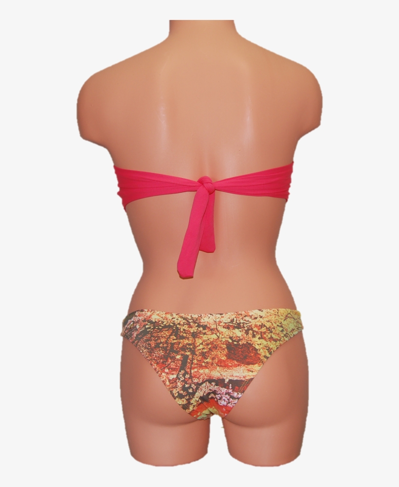 Brazilian Style Coral Bikini Top - Swimsuit Top, transparent png download