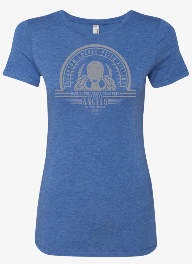 Who Villains Weeping Angels Women's Triblend T-shirt - Crossfit Apparel Women, transparent png download