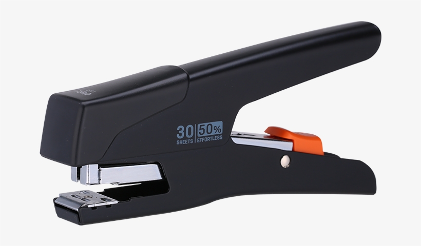 E0358 Black Effortless Plier Stapler 30sheets, transparent png download