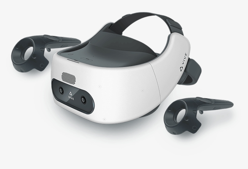 Htc Vive Focus Plus With Controllers - Vive Focus Plus, transparent png download