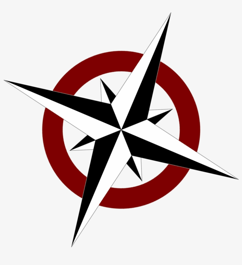 Compass Rose Pattern Stencil Olive Leaf Stencils - Sea Haven Estate, transparent png download