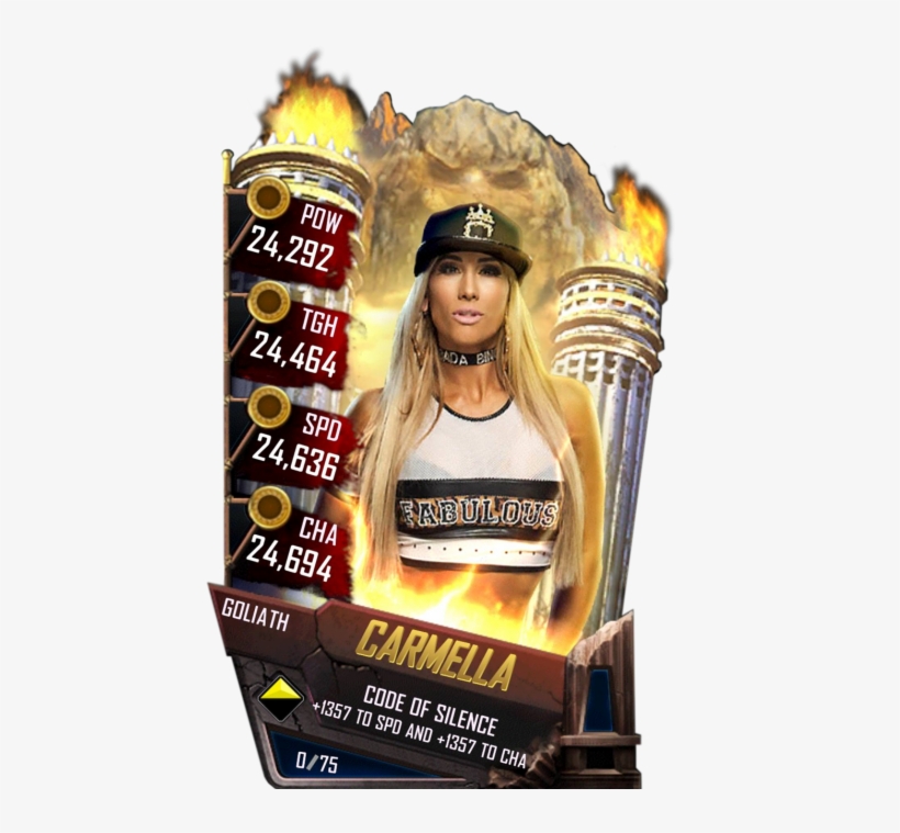 Carmella S4 20 Goliath - Finn Balor Wwe Supercard, transparent png download