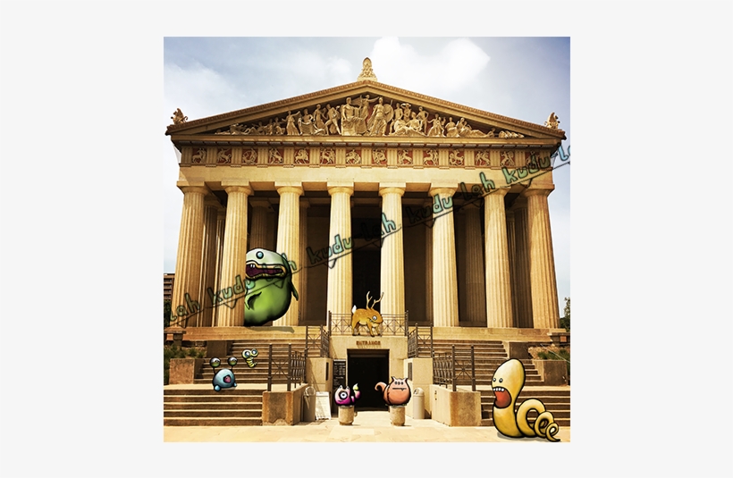 Parthenon By Kudu-lah / Awesome Critter Artwork Featuring - Parthenon, transparent png download