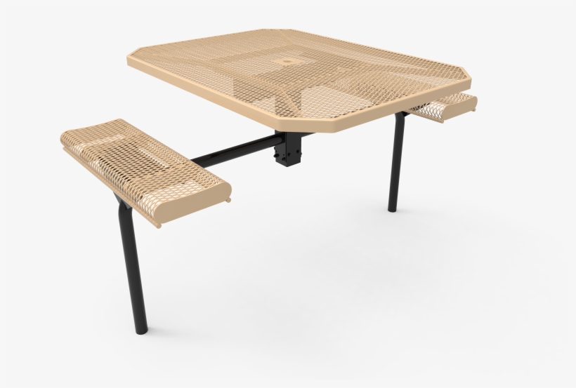Standard Metal Bonded Octagon Table With Curled Edges - Coffee Table, transparent png download