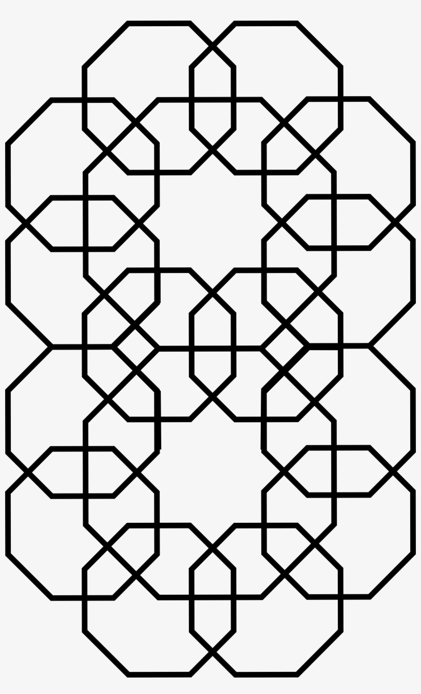Secondary Octagons Full - Line Art, transparent png download