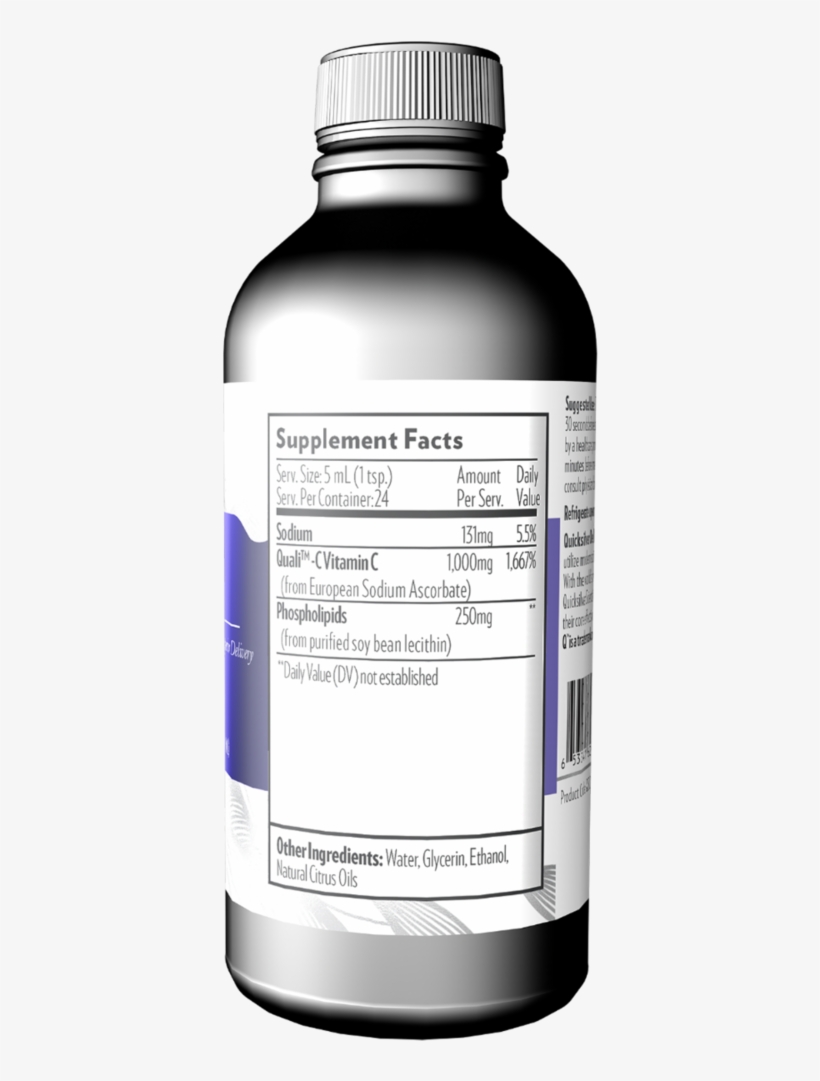 Quicksilver Lip Vitamin C 1 - Plastic Bottle, transparent png download