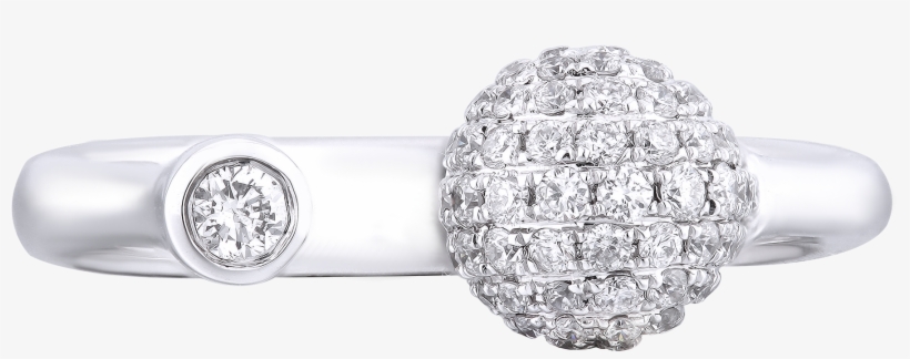 Disco Ball Hugger Ring - Pre-engagement Ring, transparent png download