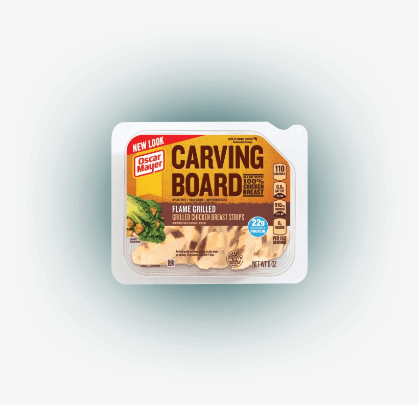 Oscar Mayer Carving Board Flame Grilled Chicken Breast - Bánh, transparent png download