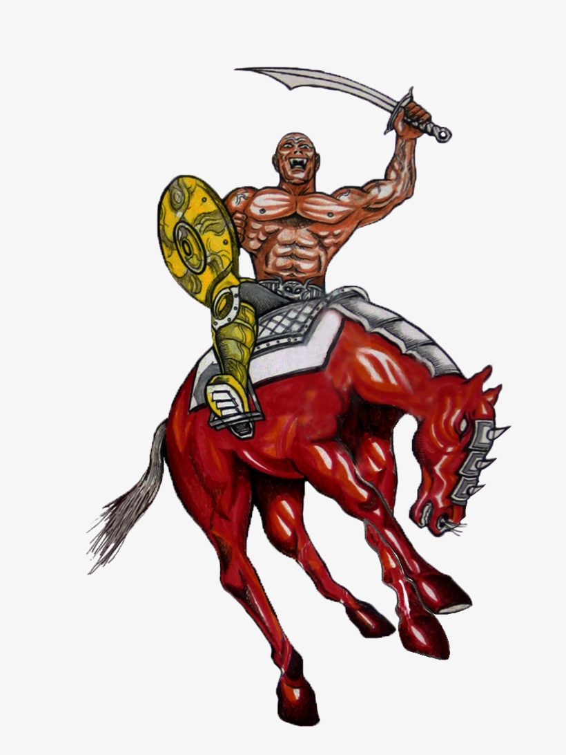 War Horseman Png, transparent png download
