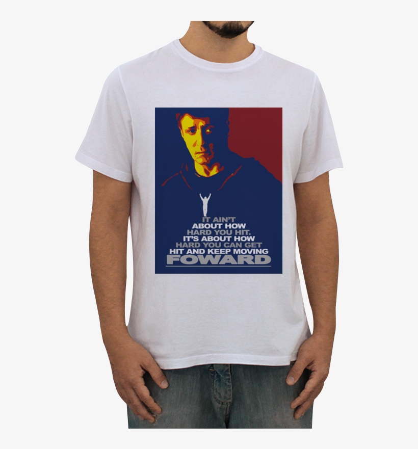 Camiseta Rocky Balboa - Camiseta Lettering, transparent png download