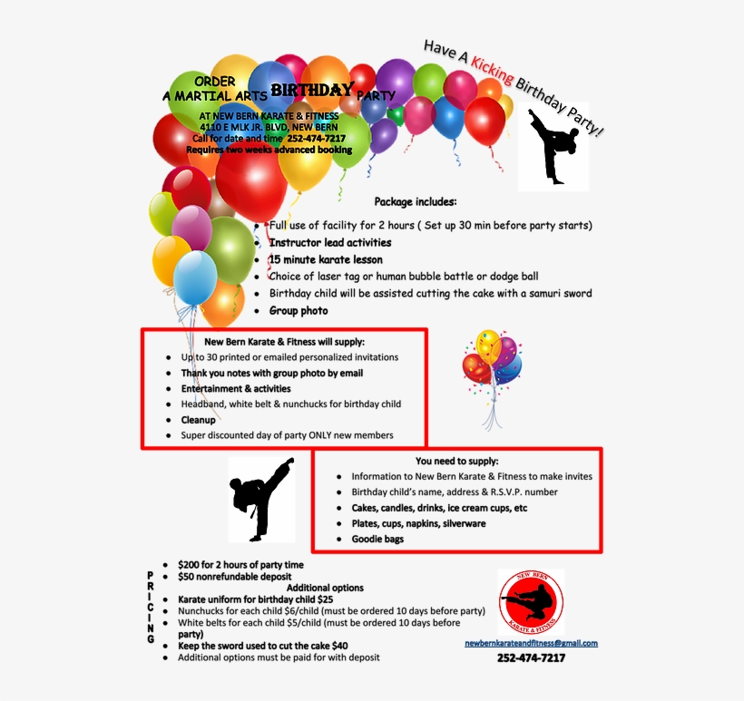 Nbkf Birthday Flyer - Balloon, transparent png download