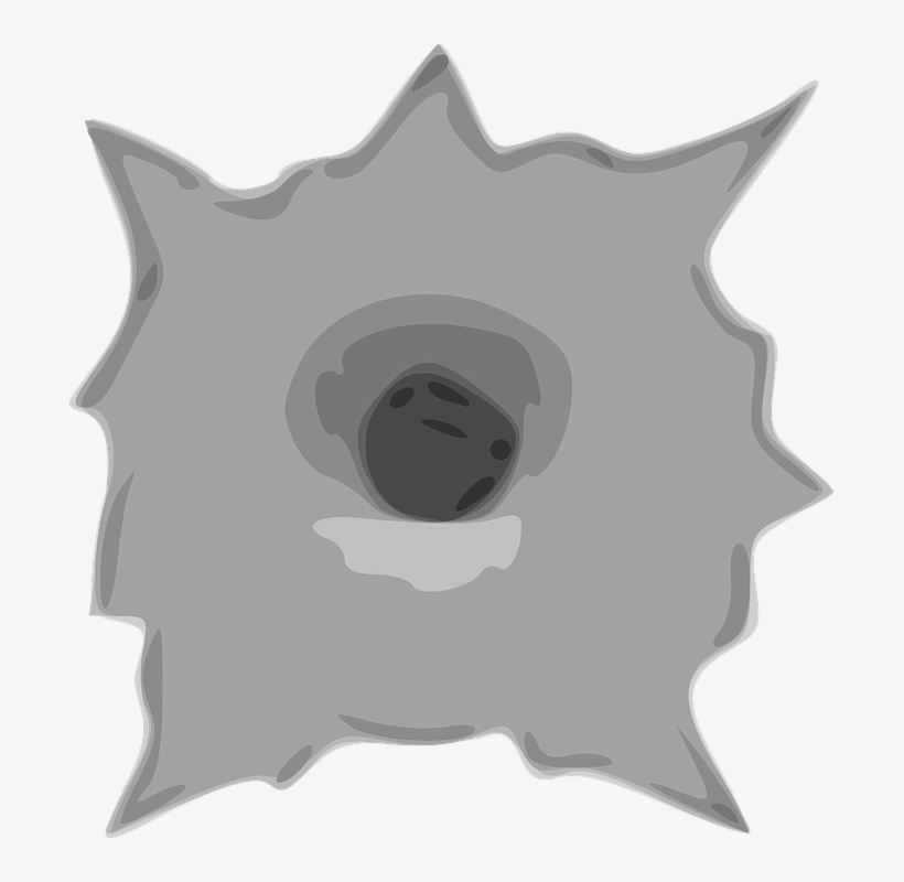 Bullet Hole - Bullet Hole Clip Art Transparent, transparent png download