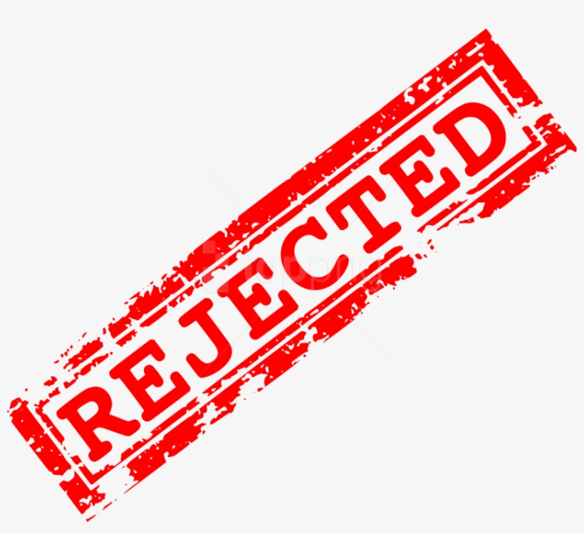 Free Png Red Rejected Stamp Png Images Transparent - Rejected Stamp No