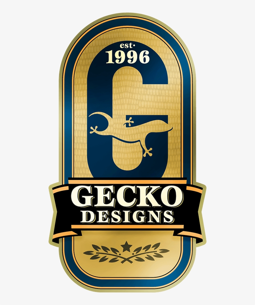 Gecko Designs Pint Glass Logo - Label, transparent png download