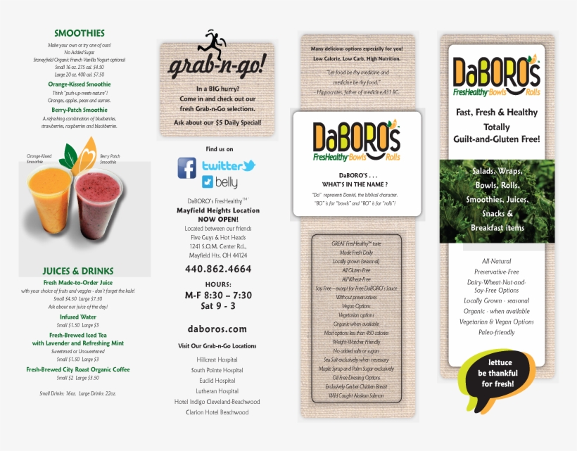 Click To Download Menu Click To Download Phone/fax - Flyer, transparent png download