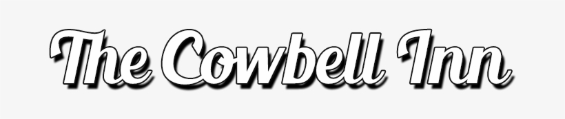 The Cowbell Inn - Calligraphy, transparent png download