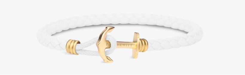 Paul Hewitt Anchor Bracelet Phrep Lite Ip Gold White - Bracelet, transparent png download