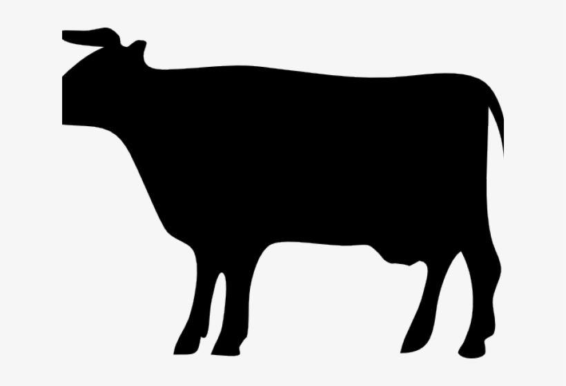 Cow Silhouette Clipart, transparent png download