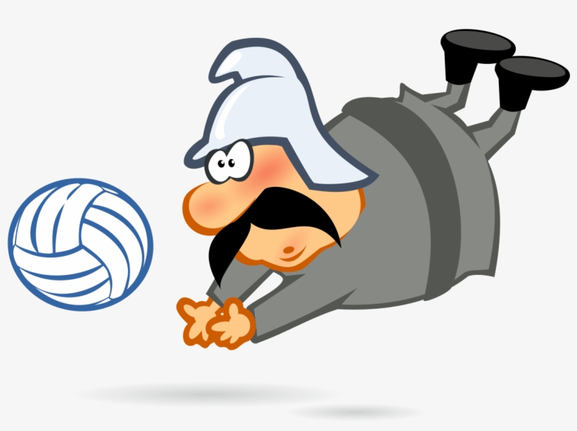Fireman Volleyball By Mimooh - Scalable Vector Graphics, transparent png download