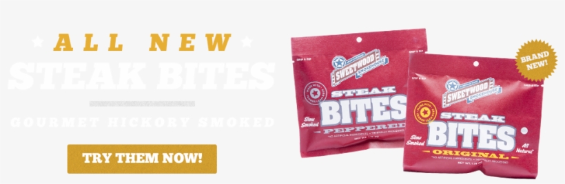 Banner-steakbites - Paper, transparent png download