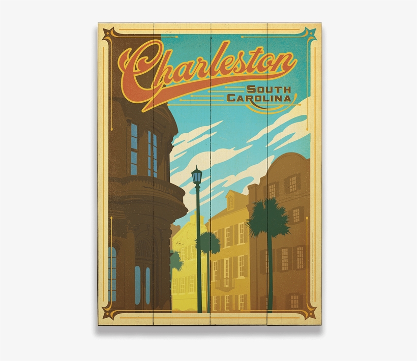 Charleston Vintage Poster, transparent png download