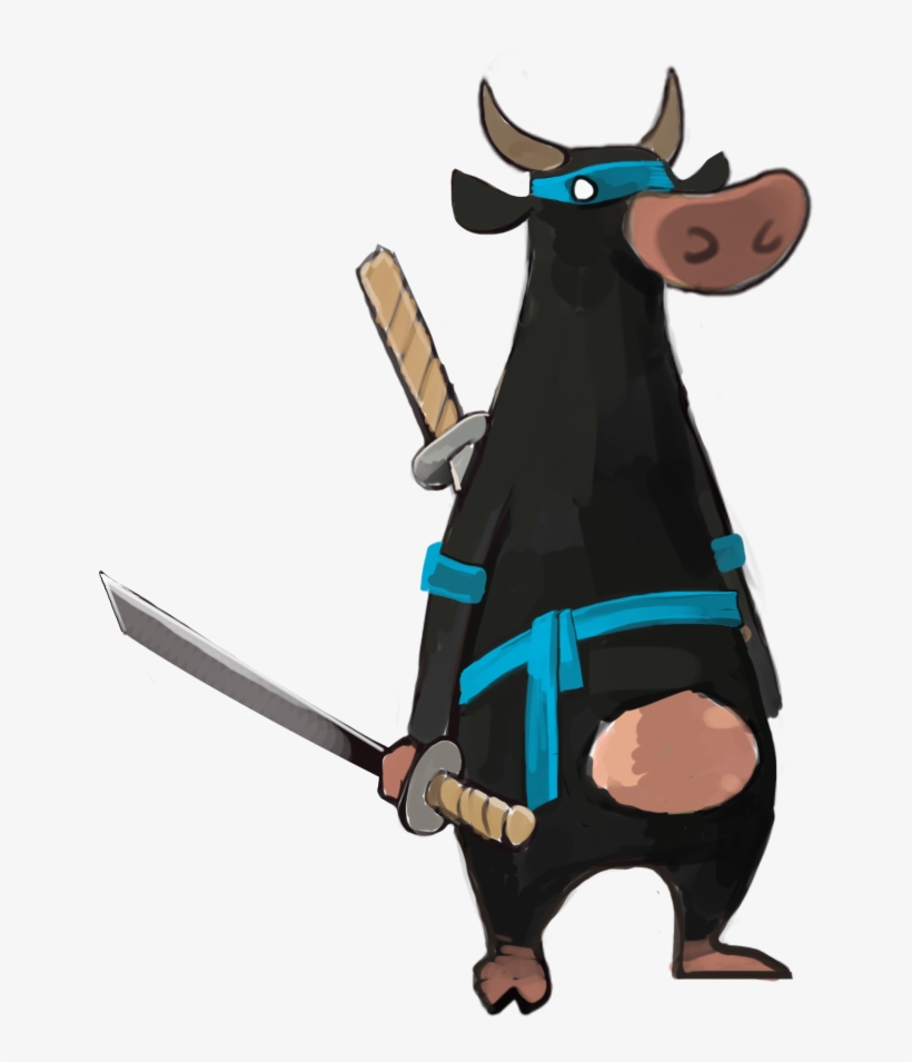 The Ninja Cow - Ninja Cow, transparent png download
