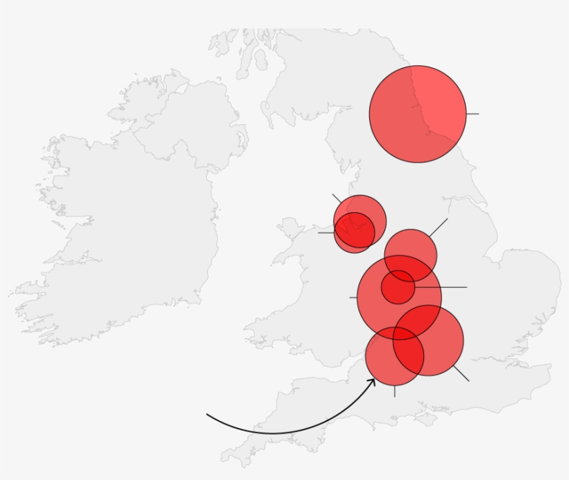 Outlook For U Jobs Darkens As Companies Signal Retrenchment - Satellite Image Of The Uk, transparent png download