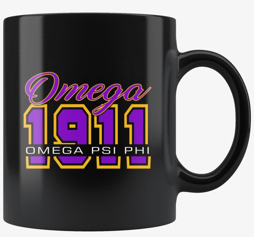 Omega Psi Phi Black Mug - Beer Stein, transparent png download