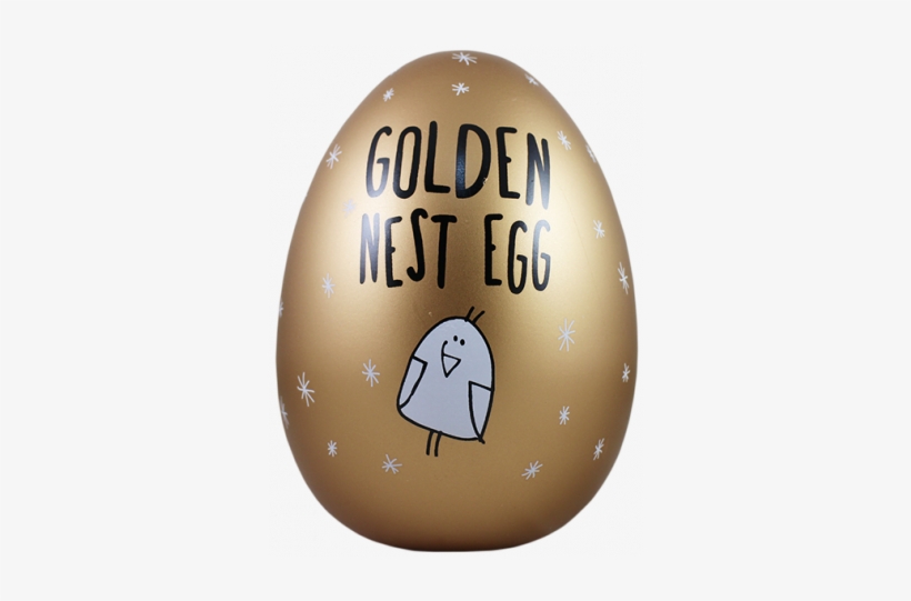 Eggcellent Large Nest Egg Gold "golden Nest, transparent png download