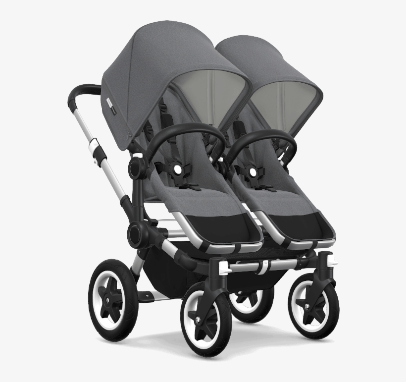 Select One Of Our Most Popular Configurations Or Create - Bugaboo Donkey2 Duo Grey Melange, transparent png download