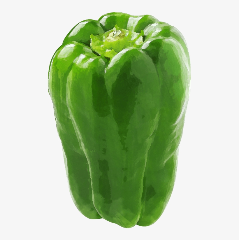 Greenpepper - Green Bell Pepper, transparent png download