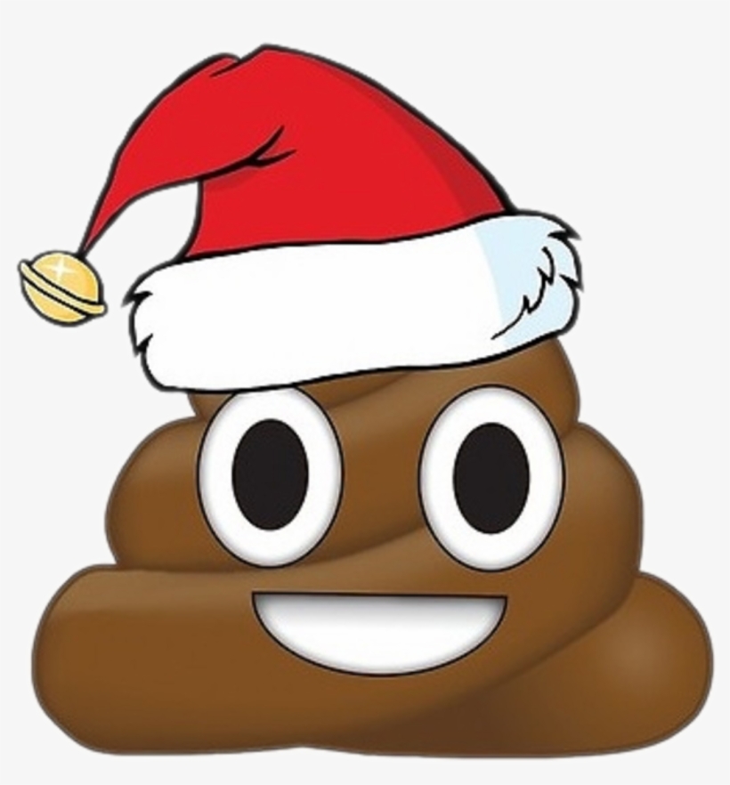 Merry Christmas Poop Emoji, transparent png download