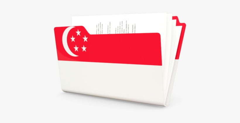 Illustration Of Flag Of Singapore - Illustration, transparent png download