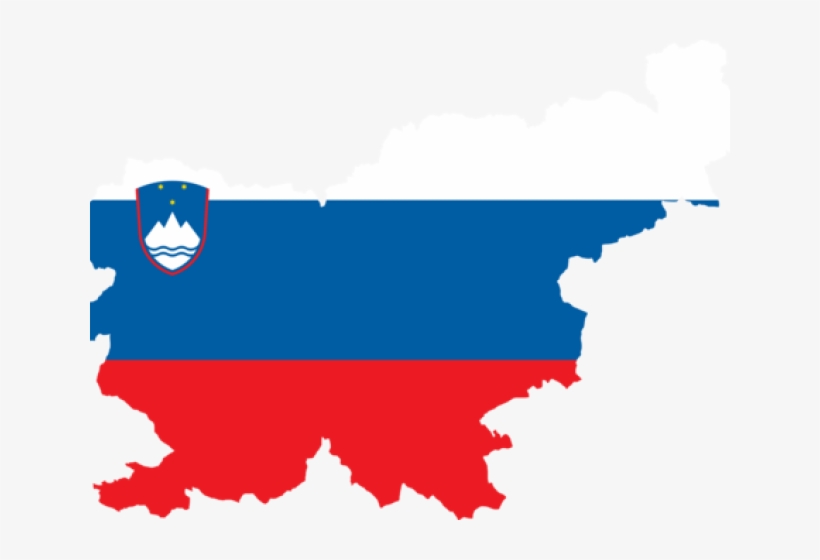 Singapore Flag Clipart House - Map Of Slovenia Blue, transparent png download