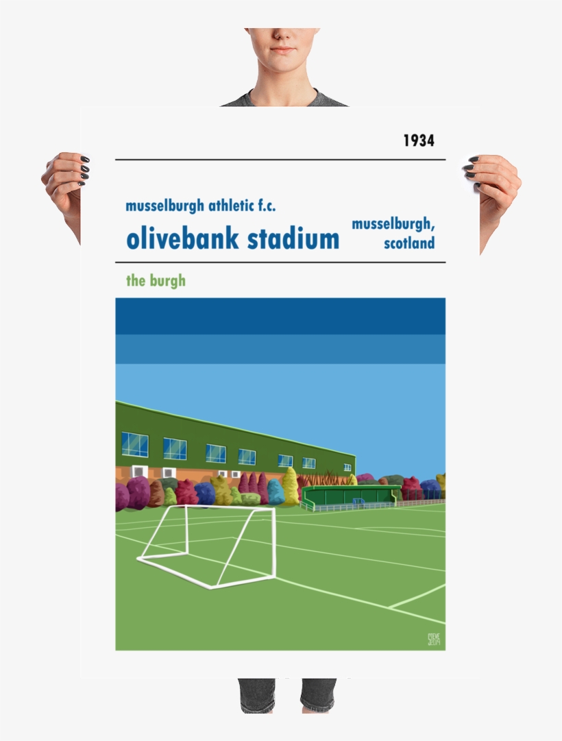Retro Look Olivebank Stadium - Freddy Mercury Portrait Drawing, transparent png download